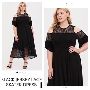 Torrid Black maxi skater